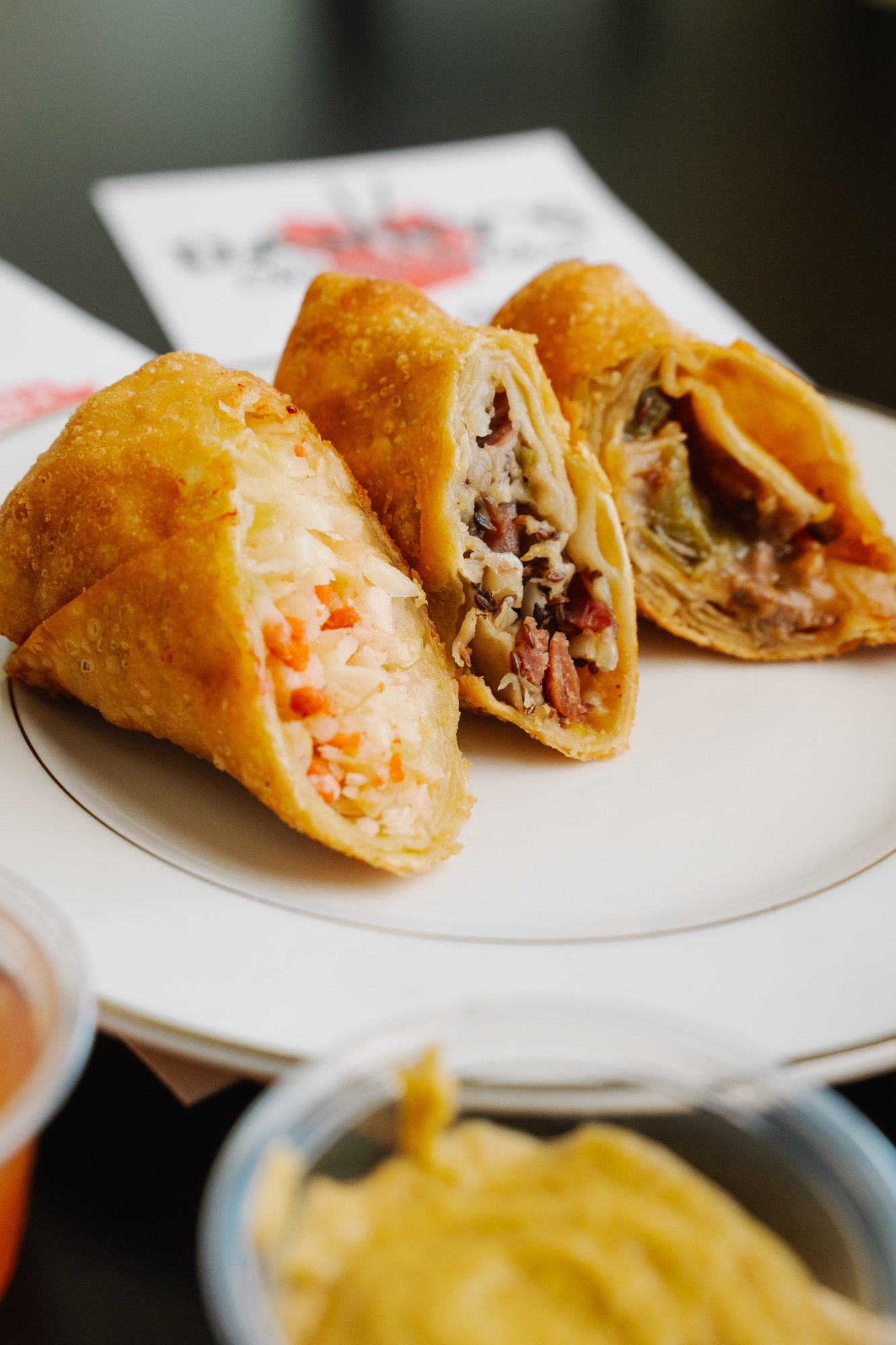 Variety of Egg Rolls