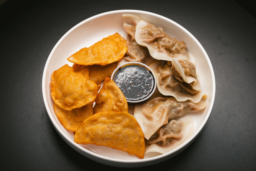 Fried and Steamed Meat Dumplings