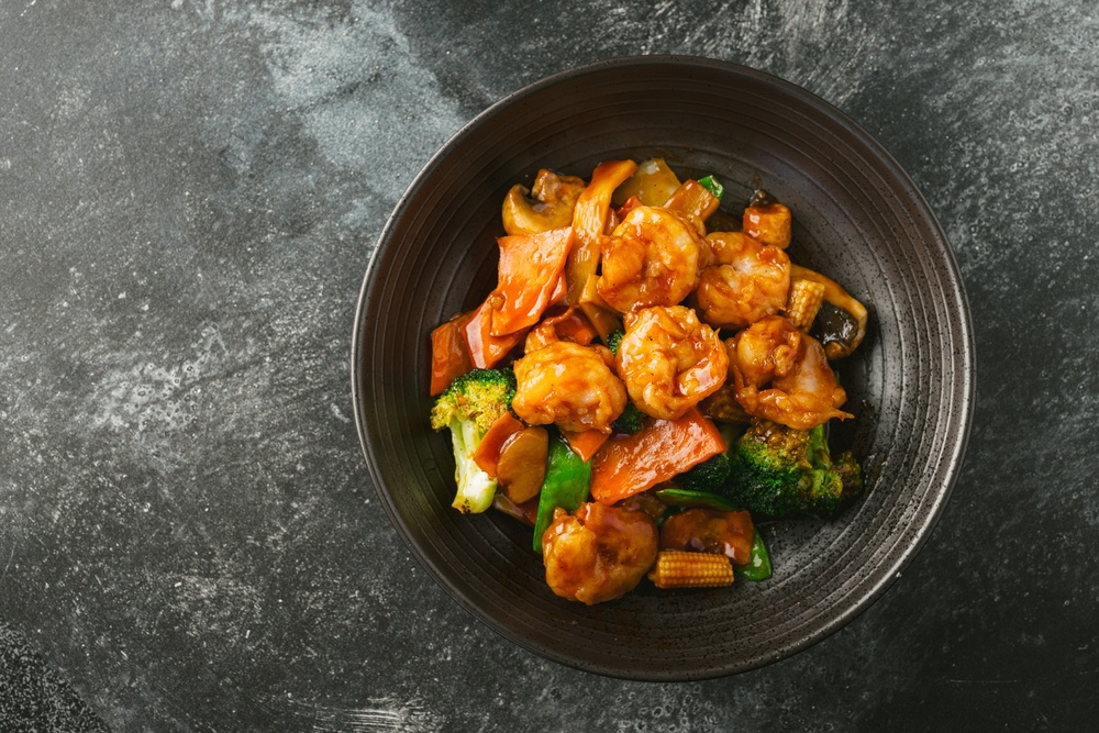 Shrimp and Mixed Veg