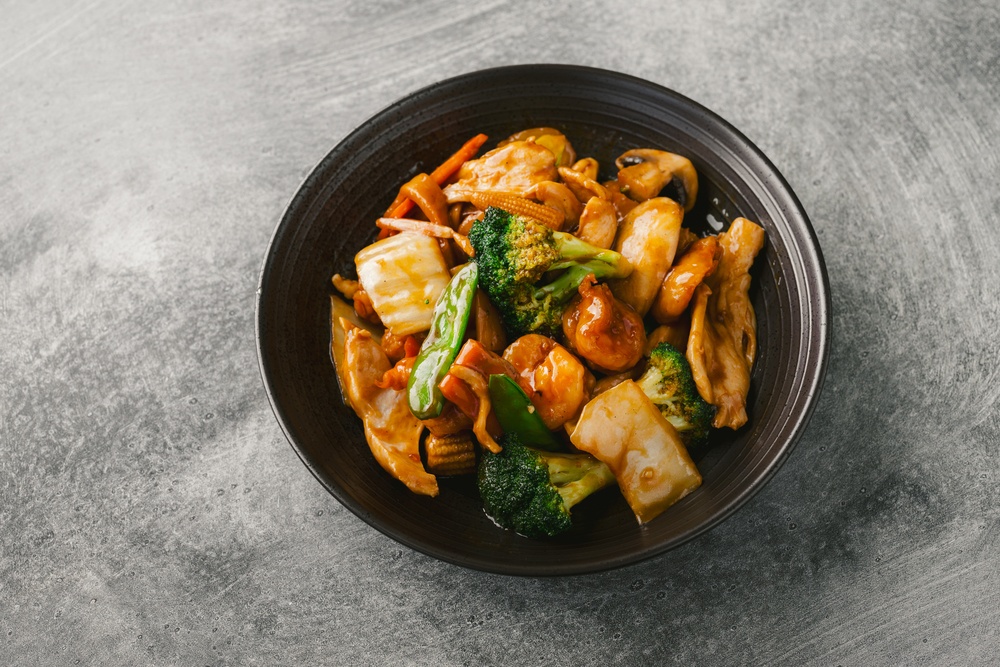 Chicken and Shrimp w. Mixed Veg